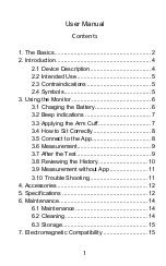 Preview for 3 page of Viatom Wellue AirBP 2 User Manual