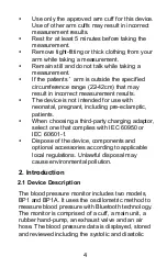 Preview for 6 page of Viatom Wellue AirBP 2 User Manual