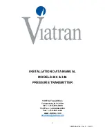 Viatran 246 Installation Data Manual preview