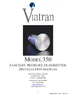 Viatran 350 Installation Manual предпросмотр