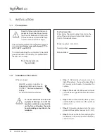 Preview for 4 page of Viatron Agri Alert 400 User Manual