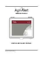 Viatron Agri-Alert User& Installer'S Manual preview