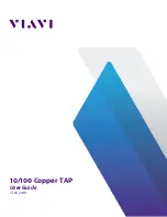 Предварительный просмотр 1 страницы Viavi 10/100 Copper nTAP User Manual