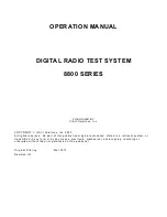 Предварительный просмотр 2 страницы Viavi 8800 Series Operation Manual