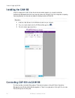 Preview for 36 page of Viavi CPRIAdvisor CAE-100 Installation Manual