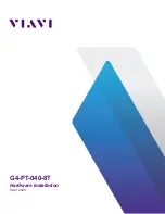 Preview for 1 page of Viavi G4-PT-040-8T Hardware Installation