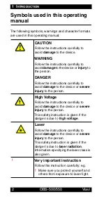 Preview for 6 page of Viavi OBS-500 Operating Manual