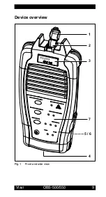 Preview for 13 page of Viavi OBS-500 Operating Manual