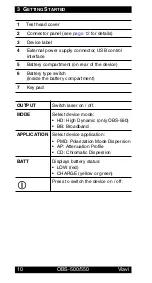 Preview for 14 page of Viavi OBS-500 Operating Manual