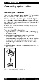 Preview for 20 page of Viavi OBS-500 Operating Manual