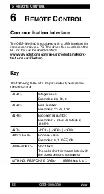 Preview for 26 page of Viavi OBS-500 Operating Manual