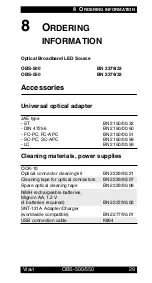 Preview for 33 page of Viavi OBS-500 Operating Manual