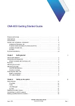 Preview for 10 page of Viavi ONA-800A-MF Getting Started Manual