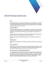 Предварительный просмотр 3 страницы Viavi OneAdvisor ONA-800 Getting Started Manual