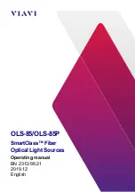 Preview for 1 page of Viavi SmartClass Fiber OLS-85 Operating Manual