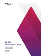 Preview for 1 page of Viavi SmartClass Fiber OLS-85 User Manual