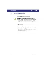 Предварительный просмотр 10 страницы Viavi SmartClass ORL-85 Operating Manual