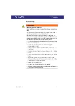 Предварительный просмотр 11 страницы Viavi SmartClass ORL-85 Operating Manual