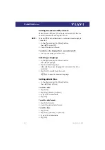 Предварительный просмотр 30 страницы Viavi SmartClass ORL-85 Operating Manual