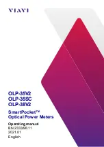 Viavi SmartPocket OLP-35SC Operating Manual preview