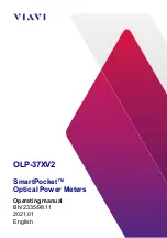 Viavi SmartPocket OLP-37XV2 Operating Manual предпросмотр