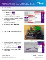 Предварительный просмотр 3 страницы Viavi T-BERD/MTS 2000 Quick Start Manual