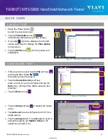 Предварительный просмотр 3 страницы Viavi T-BERD/MTS-580 Quick Manual
