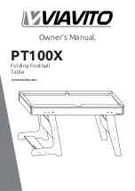 Viavito PT100X Owner'S Manual preview