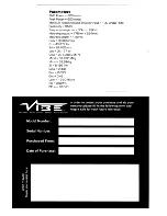 Preview for 5 page of Vibe BlackDeath BDQB89 Instruction Manual