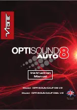 Vibe Optisound Auto 8 Instruction Manual preview