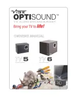 Vibe Optisound TV5 Owner'S Manual предпросмотр