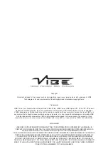 Предварительный просмотр 8 страницы Vibe SA-k Series Instruction Manual