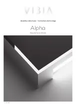 VIBIA Alpha 7940 Assembly Instructions Manual предпросмотр