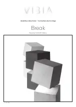 VIBIA Break Assembly Instructions Manual preview