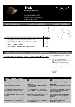 VIBIA Break Assembly Instructions preview