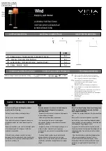 VIBIA Jordi Volardell Wind Assembly Instructions предпросмотр