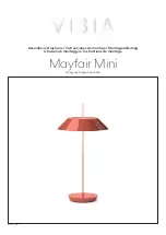 Preview for 1 page of VIBIA Mayfair Mini Assembly Instructions Manual