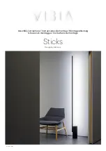 Предварительный просмотр 1 страницы VIBIA Sticks 7348 Assembly Instructions Manual