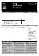 Preview for 1 page of VIBIA Swing 0516 Assembly Instructions