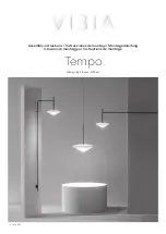 VIBIA Tempo 5758 Assembly Instructions Manual предпросмотр