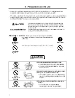 Предварительный просмотр 5 страницы Vibra AJ-1200E Operation Manual