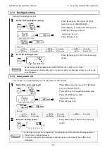 Предварительный просмотр 51 страницы Vibra ALE-NC Series Operation Manual