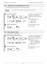 Предварительный просмотр 83 страницы Vibra ALE-NC Series Operation Manual