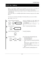 Preview for 71 page of Vibra CJ-E series Operation Manual