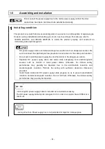 Preview for 19 page of Vibra FZ15001E Series Installation Manual