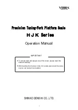 Preview for 1 page of Vibra HJ-K Series Operation Manual