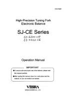 Vibra SJ-4200 CE Operation Manual предпросмотр