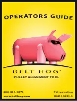 Preview for 1 page of VibrAlign Belt Hog Operator'S Manual