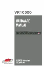 Предварительный просмотр 1 страницы Vibration Research VR10500 Hardware Manual