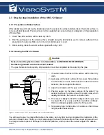 Предварительный просмотр 9 страницы VibroSystM DMV-100 Installation Manual